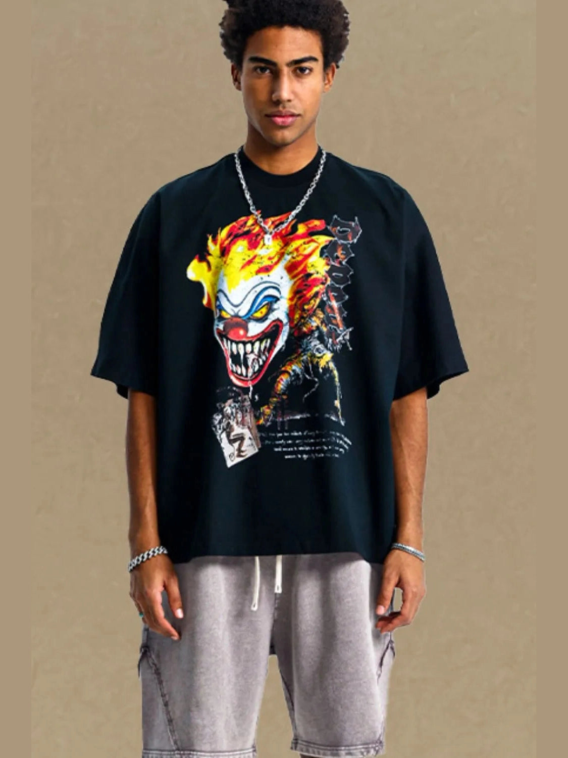 Men's Graphic Round Neck Half Sleeve T-Shirt NicholesGifts