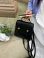 Top Handle Leather Backpack Bag nicholesgifts