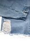 Raw Hem Collared Neck Long Sleeve Denim Jacket nicholesgifts