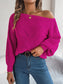 Openwork Long Sleeve Sweater nicholesgifts