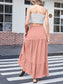 Full Size Slit Maxi Skirt Plus Size nicholesgifts