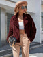 Ivy Lane Plush Open Front Dropped Shoulder Jacket nicholesgifts