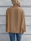 Ivy Lane Half Button Long Sleeve Blouse nicholesgifts