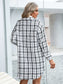 Ivy Lane Plaid Pocketed Button Up Dropped Shoulder Jacket nicholesgifts