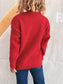 Colorful Bow Round Neck Sweater nicholesgifts