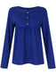 Half Button Long Sleeve T-Shirt nicholesgifts
