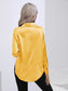 Collared Neck Buttoned Long Sleeve Shirt nicholesgifts