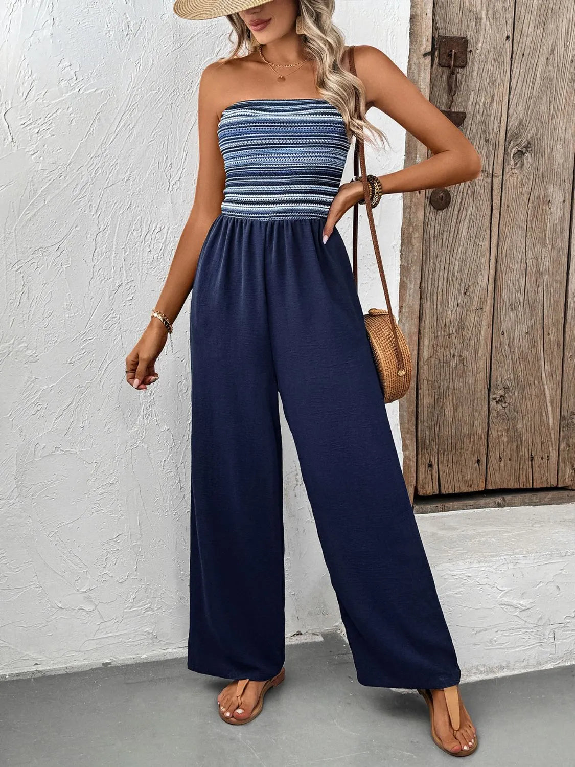 Tube Wide Leg Jumpsuit nicholesgifts