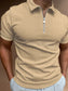 Men's Full Size Collared Neck Short Sleeve Polo Plus Size nicholesgifts