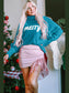 Women Double Take Full Size Merry Christmas Turtleneck Long Sleeve Sweater nicholesgifts