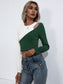 Ivy Lane Cropped Contrast Color Round Neck Short Sleeve Tee nicholesgifts