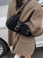 Buckle Decor Shoulder Bag nicholesgifts