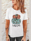 Pumpkin Graphic Short Sleeve T-Shirt nicholesgifts