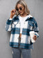 Ivy Lane Plaid Long Sleeve Shirt Jacket nicholesgifts
