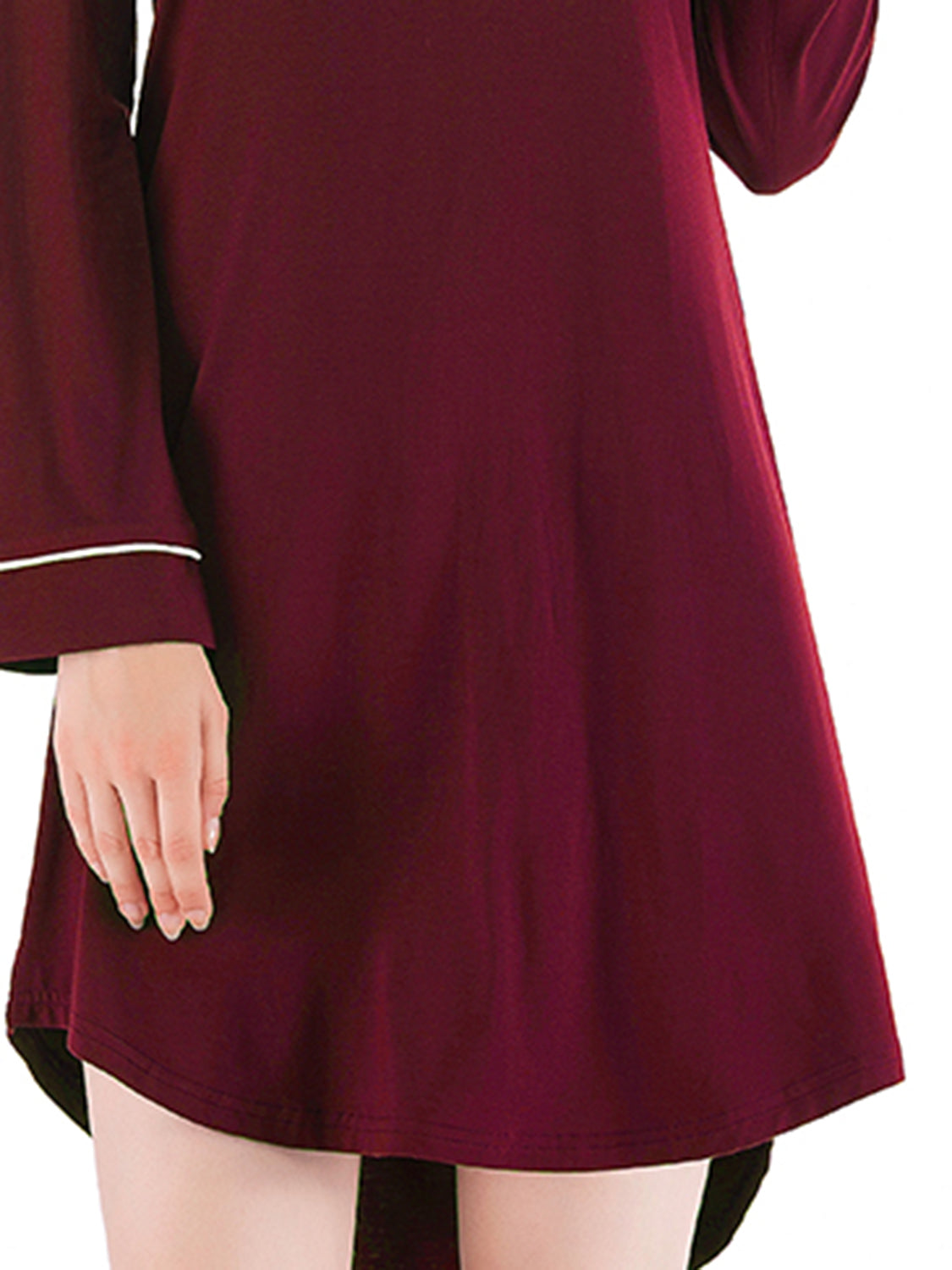 Round Neck Night Dress with Pocket nicholesgifts