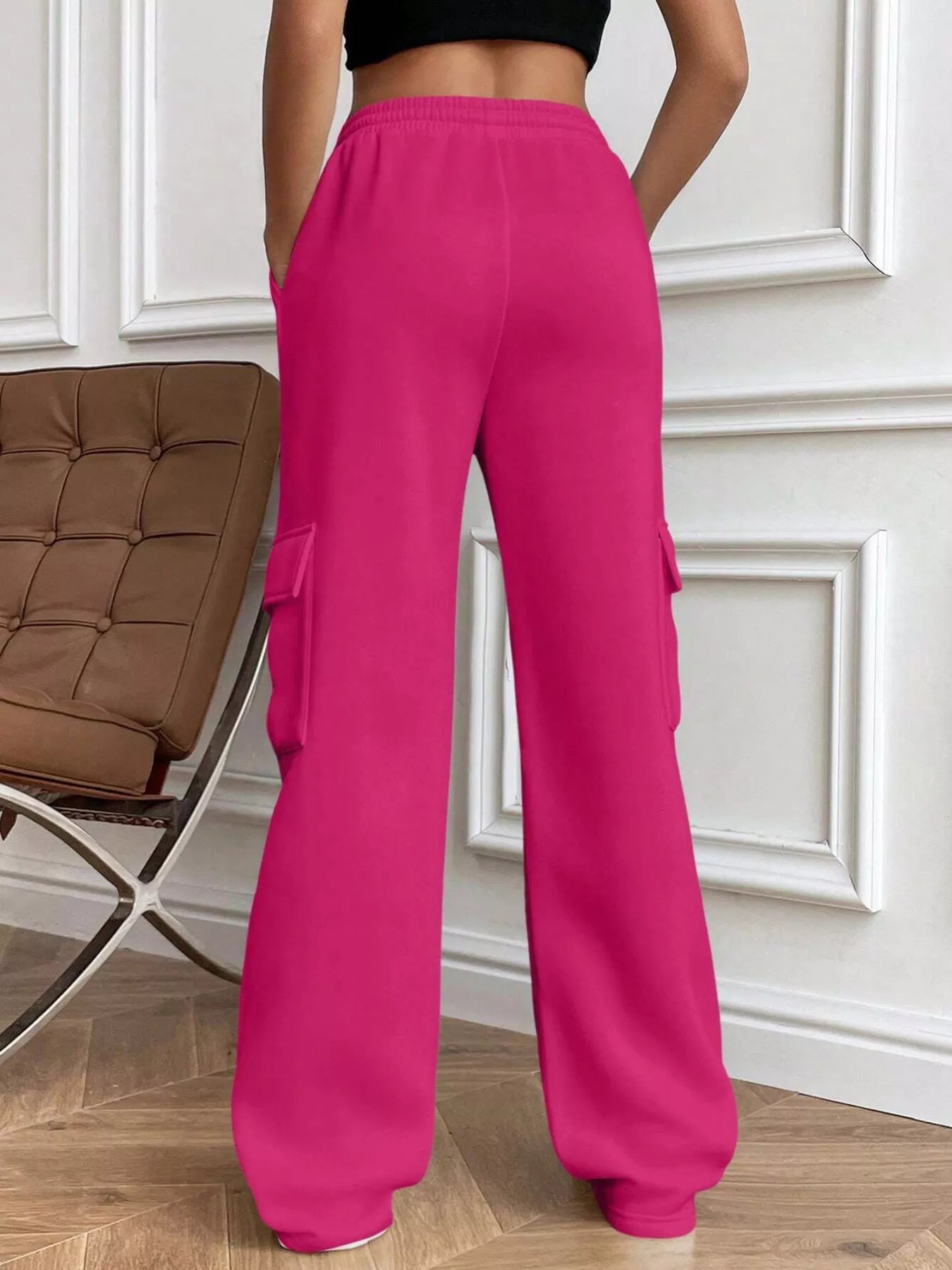 Women Relaxed Fit Pants with Drawstring Waist nicholesgifts