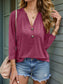 Full Size Notched Long Sleeve T-Shirt nicholesgifts