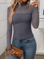 Mock Neck Long Sleeve Top nicholesgifts