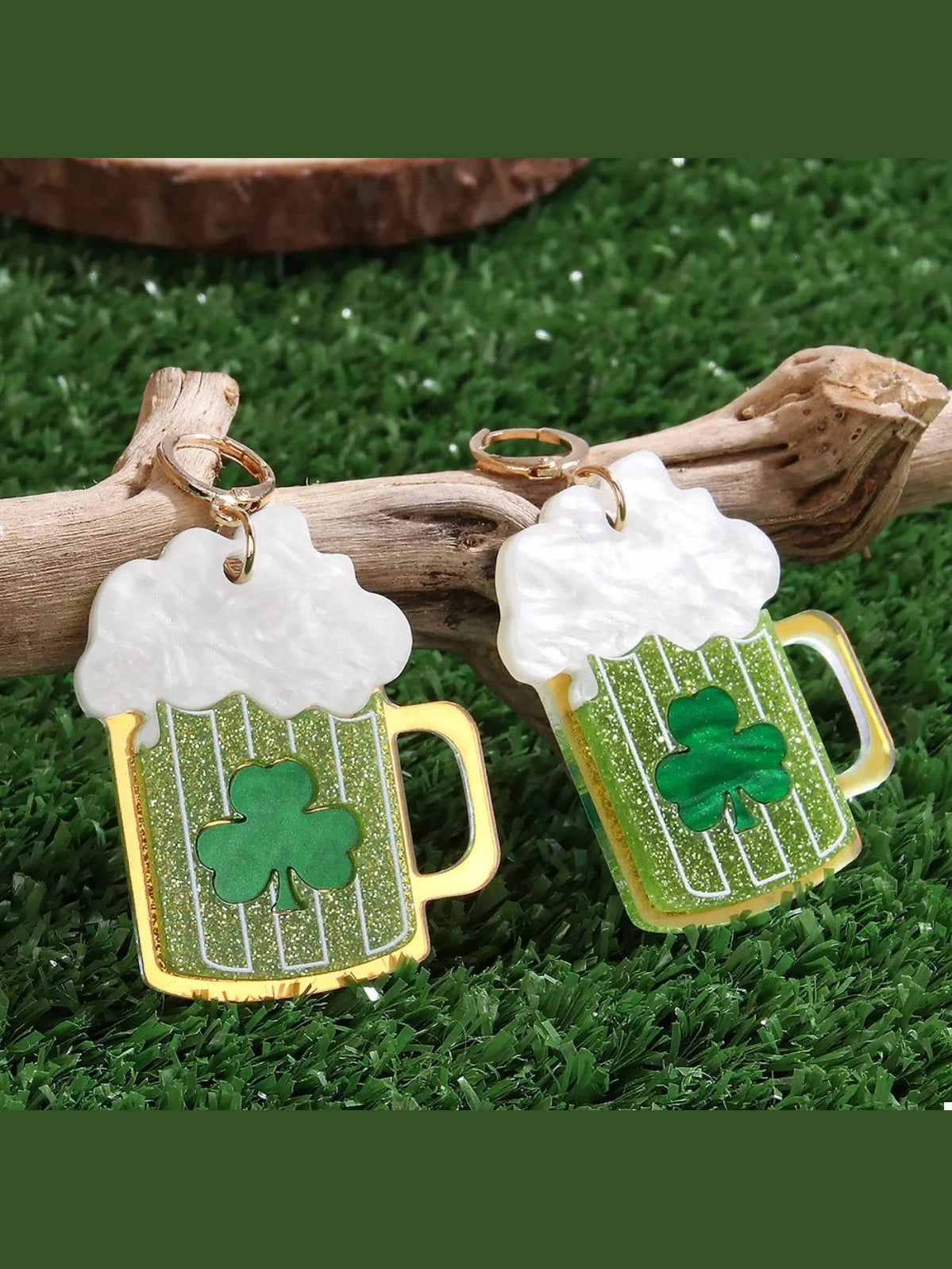 Lucky Clover Dangle Earrings Trendsi