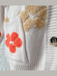 Women Floral V-Neck Button Up Cardigan with Pockets nicholesgifts
