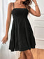 Women Smocked Tiered Sleeveless Mini Summer Dress nicholesgifts