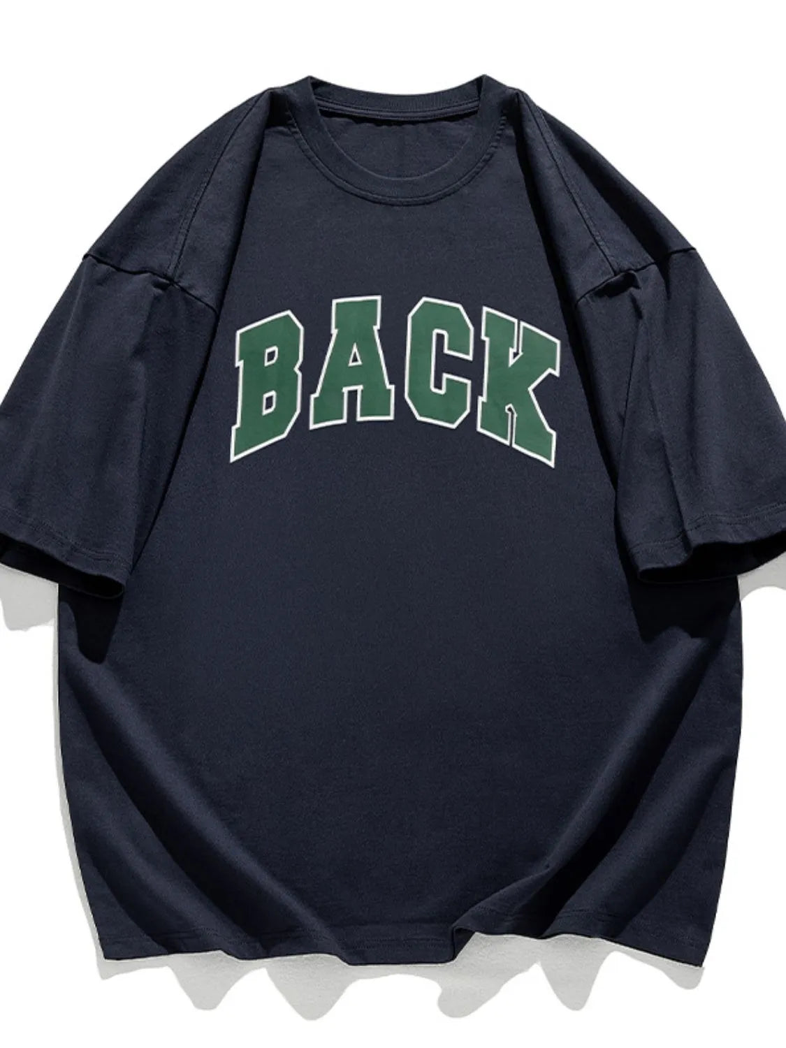 Men's Plus Size Letter Round Neck Half Sleeve T-Shirt NicholesGifts