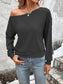 Eyelet Dropped Shoulder Blouse nicholesgifts
