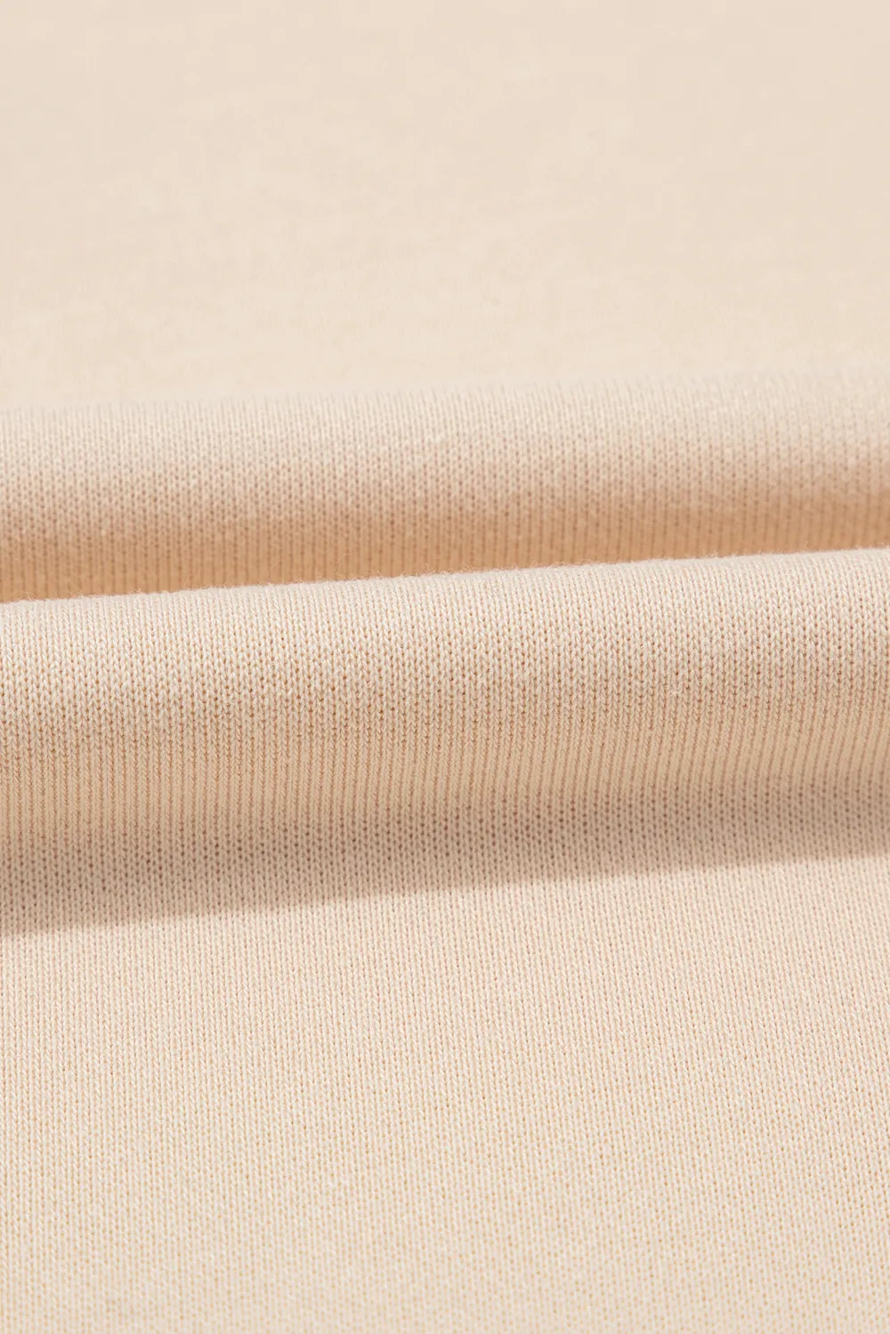 THANKS Round Neck Long Sleeve Sweatshirt Trendsi