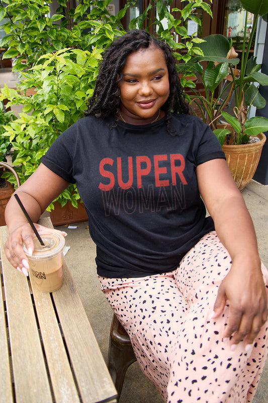 Simply Love Full Size SUPERWOMAN Short Sleeve T-Shirt nicholesgifts