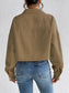 Honey Snap Down Long Sleeve Jacket nicholesgifts