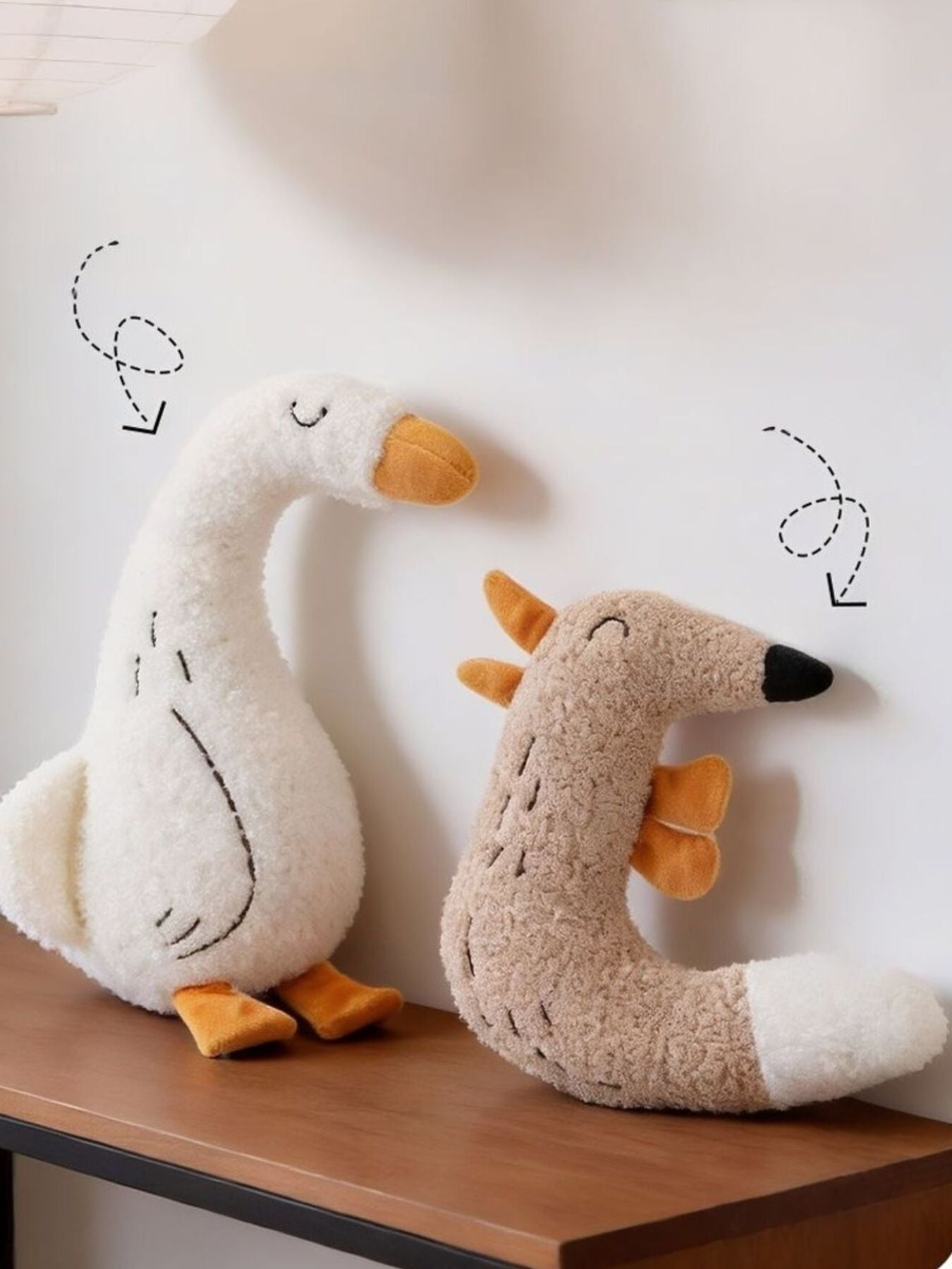 Duck & Fox Design Pet Plush Toys nicholesgifts