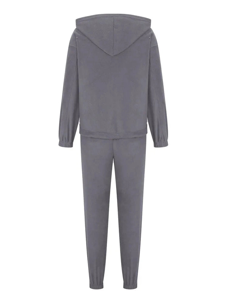 Zip Up Long Sleeve Hoodie and Joggers Set nicholesgifts