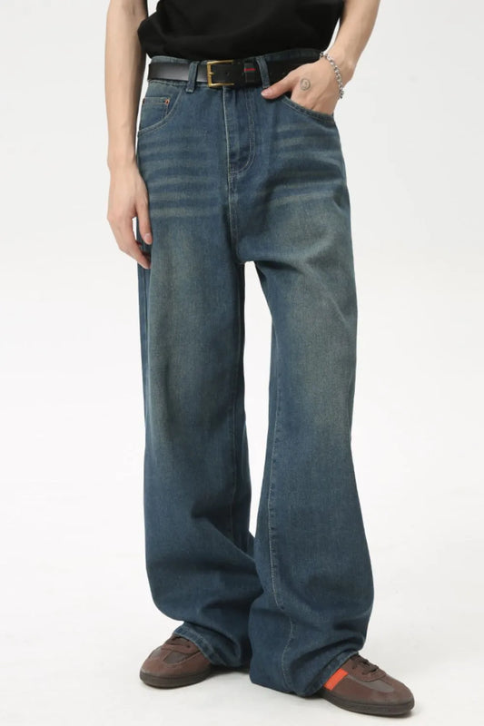 Men's Mid Rise Straight Leg Jeans Trendsi