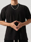 Men's Plus Size Round Neck Half Sleeve T-Shirt nicholesgifts