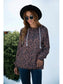Women Full Size Printed Quarter-Snap Drop Shoulder Hoodie nicholesgifts