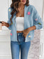 Floral Long Sleeve Open Front Cardigan nicholesgifts