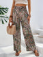 Women Printed Wide Leg Pants nicholesgifts