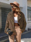 Ivy Lane Plush Open Front Dropped Shoulder Jacket nicholesgifts
