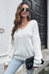 V-Neck Drop Shoulder Sweater nicholesgifts