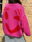 Contrast Drop Shoulder Long Sleeve Sweater nicholesgifts