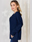 Basic Bae Full Size Ribbed Half Button Long Sleeve T-Shirt nicholesgifts
