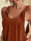 Full Size Knot Strap Romper with Pockets Plus Size nicholesgifts