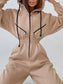 Hooded Zip-Up Long Sleeve Jumpsuit nicholesgifts