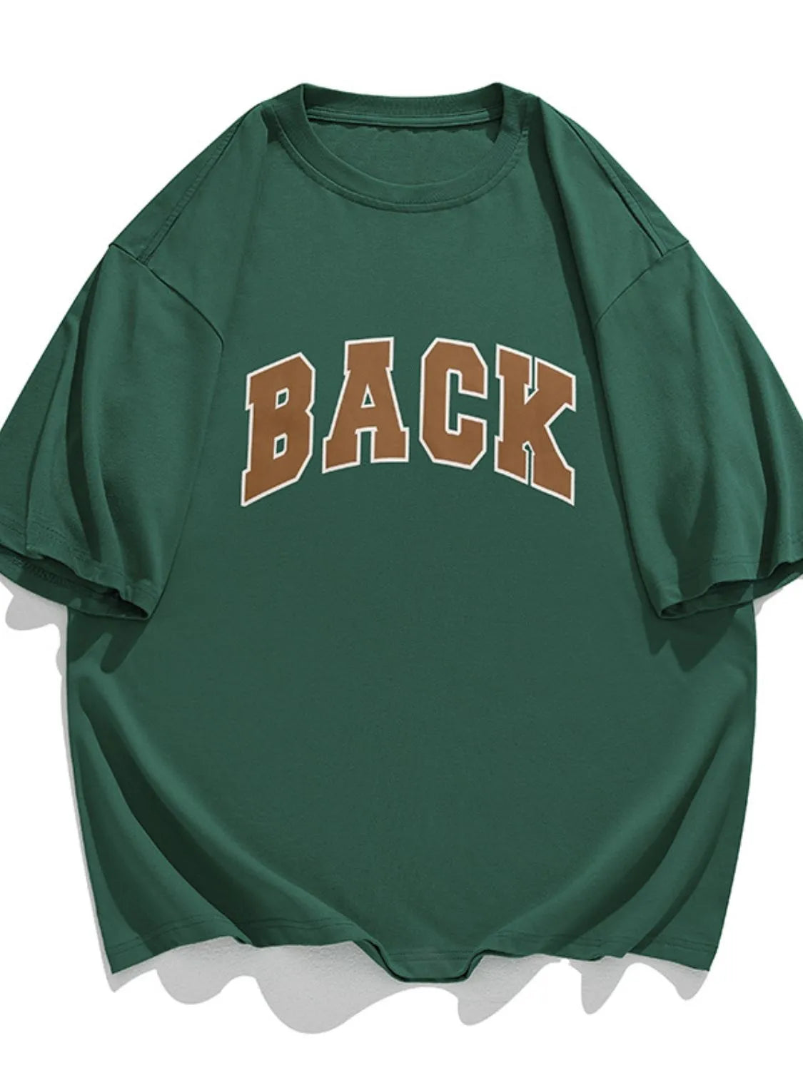Men's Plus Size Letter Round Neck Half Sleeve T-Shirt NicholesGifts