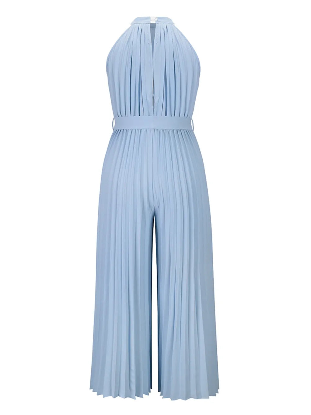 Cutout Tied Pleated Sleeveless Jumpsuit nicholesgifts