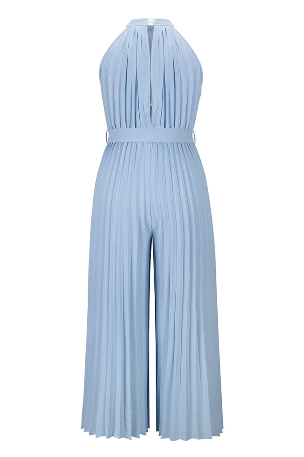 Cutout Tied Pleated Sleeveless Jumpsuit nicholesgifts