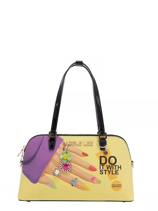 Nicole Lee USA Nail Polish Dome Shoulder Bag nicholesgifts