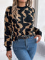 Round Neck Long Sleeve Sweater nicholesgifts