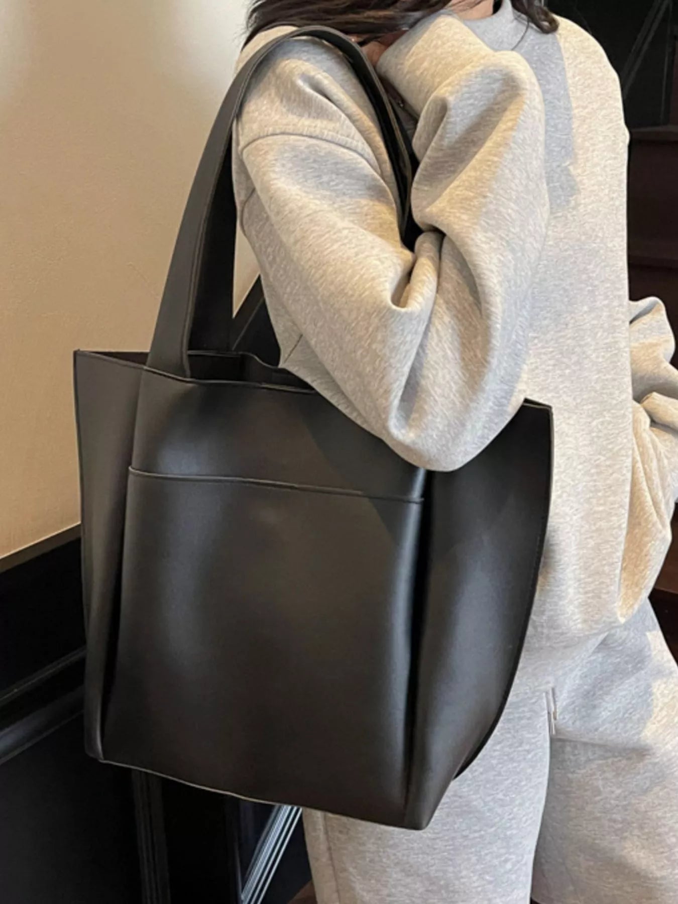 PU Leather Shoulder Bag nicholesgifts
