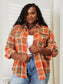 Mandy Plaid Dropped Shoulder Shirt nicholesgifts